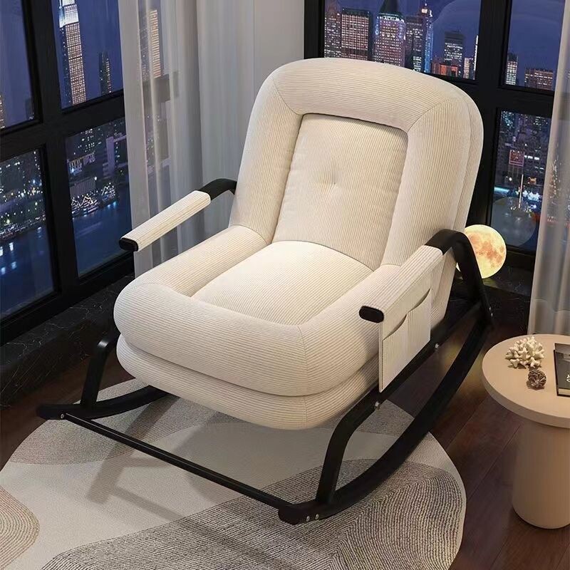 c懒人沙发摇椅家用阳台休闲懒人椅单人卧室摇摇椅成人午休折叠躺