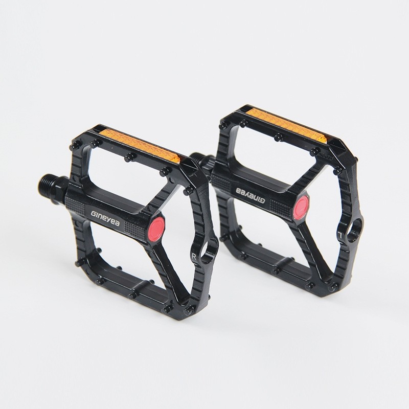 景晔 自行车脚踏铝合金DU轴承脚蹬 铝合金山地车培林 骑行脚踏板