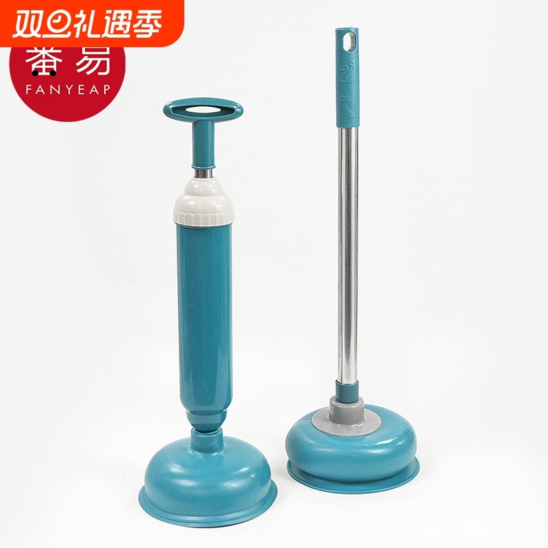 吸马桶A1pf0-吸厕所马桶塞家用皮搋子厕所卫生间堵塞通管道工具