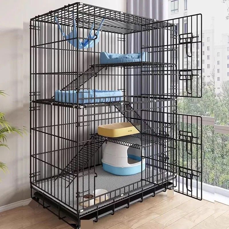 家用室内猫笼子猫别墅猫图片
