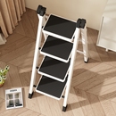 梯子家用折叠伸缩小型轻便三步梯凳多功能人字梯踏步爬梯收缩楼梯