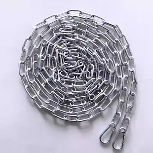 304不锈钢链条无缝铁链条长环短环晾衣链铁锁链挂钩起重链铁链子