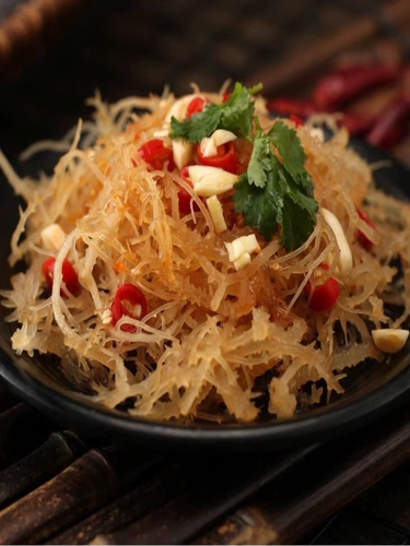 500 грамм цветной цветной капусты дракона, морские цветочные морские водоросли олень оленя, сухие юбки из морепродуктов