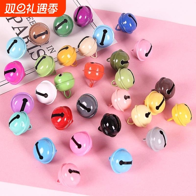 22mm彩色小铃铛饰品配件钥匙扣金属烤漆铃铛DIY装饰宠物饷手工