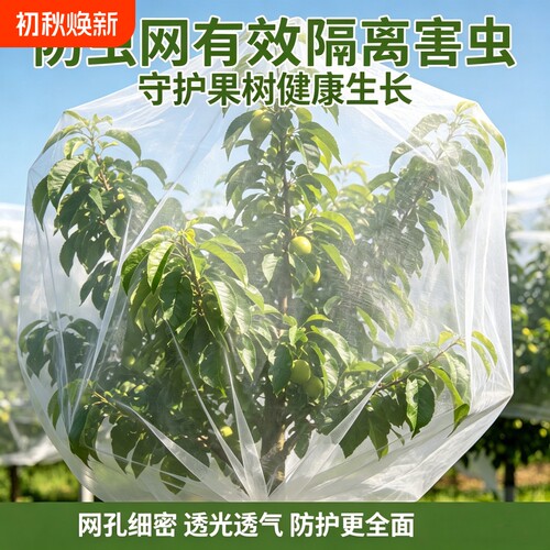 果园果树防虫透气透光网罩加厚网