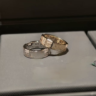 高版 冰块ice戒指女镀18k小众设计高级感送女友圣诞新年礼物 本新款