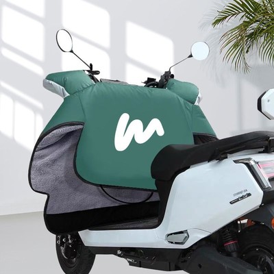 冬季加绒挡风被电瓶摩托车防风罩