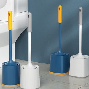 马桶刷套装家用卫生间无死角厕所清洁刷免打孔挂墙式带底座多规格