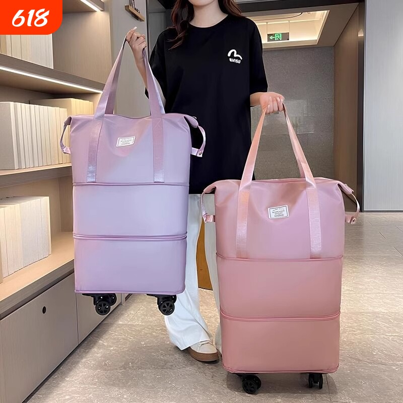 旅行大容量收纳包托运包学带轮大容量包待产拉杆短途时尚手提轻便