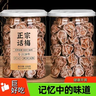 九制话梅开胃解馋泡水盐津甘甜咸酸正宗酸梅干孕妇梅子零食罐装