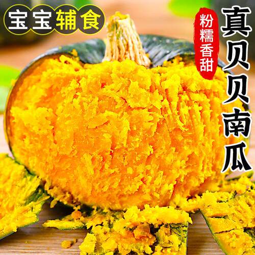 正宗香糯甜板栗味贝贝小南瓜新鲜
