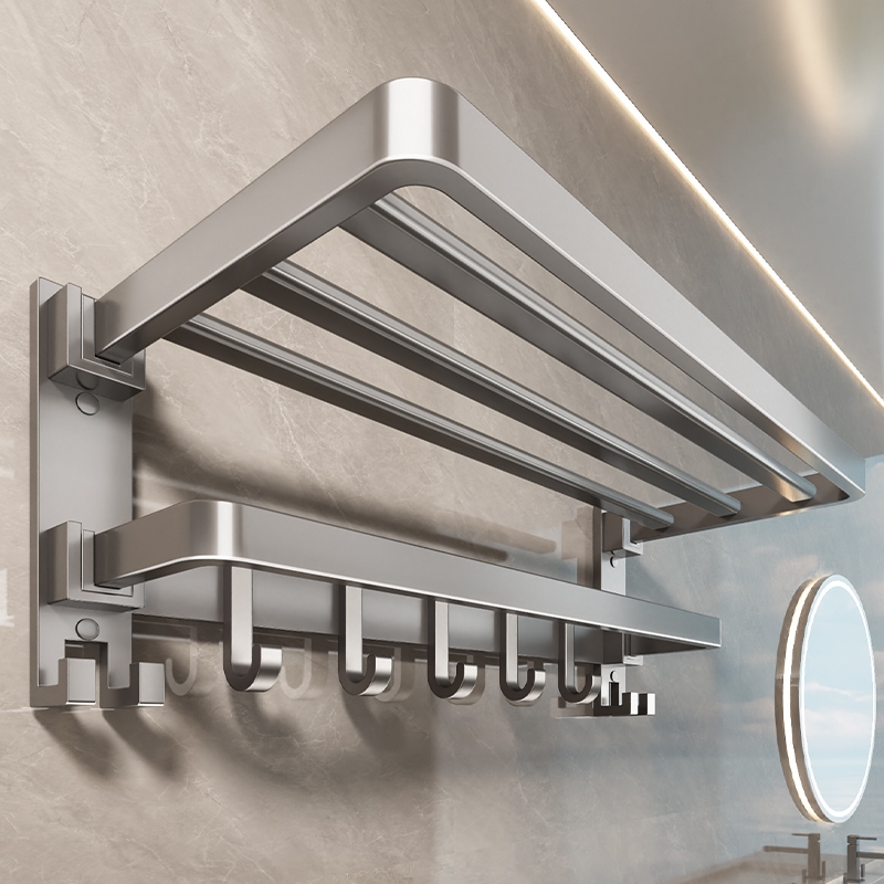 【淘宝自营】百悍毛巾架热销99w+