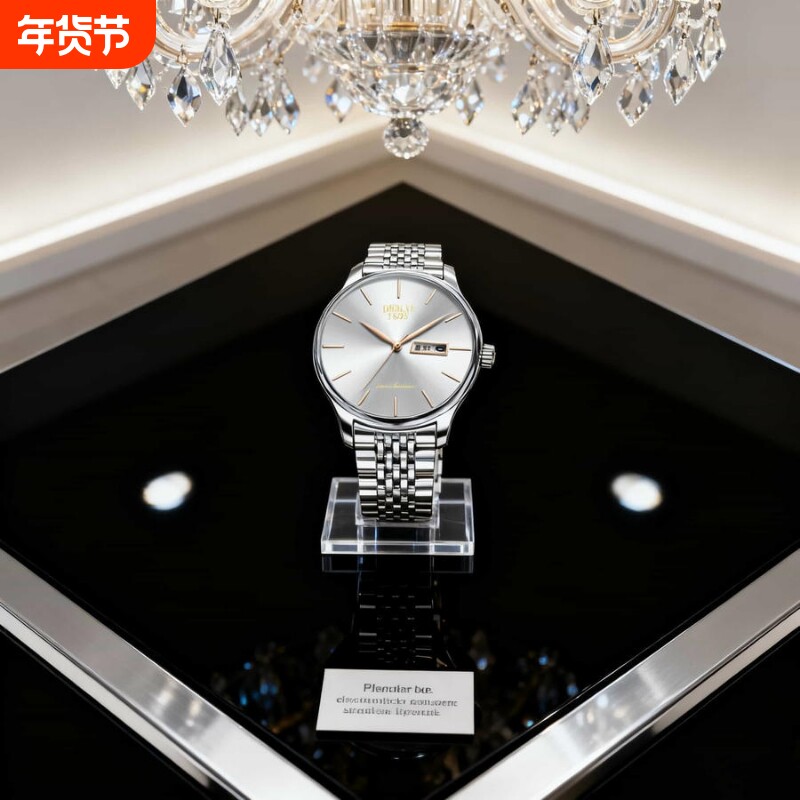 瑞士同款青少年初高中学生手表男款简约潮流全自动机械防水石英表