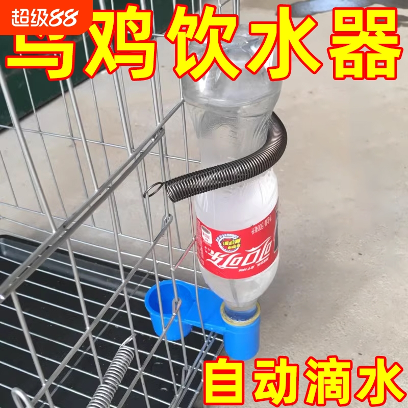 鸟饮水器大容量超大号导水器信鹦鹉鸟用自动饮水器喂水喂食器水樽