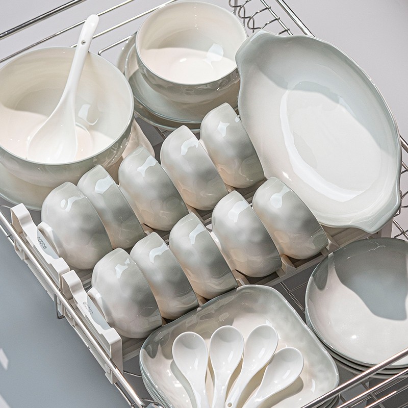 碗碟套装家用2025新款碗盘碗筷盘子景德镇陶瓷碗乔迁新婚碗盘餐具