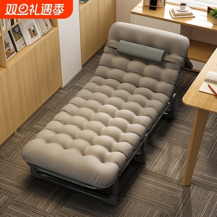 午休折叠床办公室单人床躺椅家用简易便携行军床成人小床午睡神器