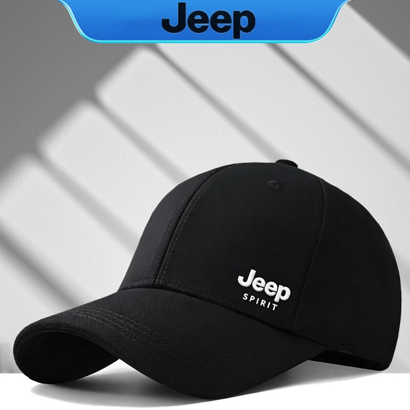 Jeep棒球帽情侣款旅游遮阳帽品牌女鸭舌帽正品户外防晒运动帽子男