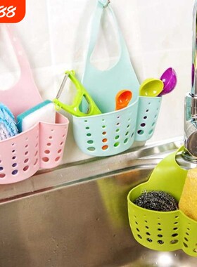 【单个装】水槽塑料沥水篮收纳挂篮厨房小用品厨具置物架水槽挂篮