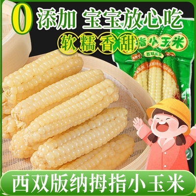 云南西双版纳拇指玉米迷你糯玉米老品种手指玉米儿童香糯小玉米