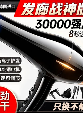 吹风机家用负离子速干大风力发廊理发店专用大功率静音护发吹风筒
