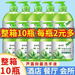 10瓶洗手液家用商用酒店专用补充装 大桶抑菌健康抗菌手部清洁滋润