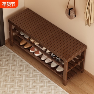 鞋架子家用门口多层换鞋凳2025新款爆款防尘简易收纳门外鞋柜玄关