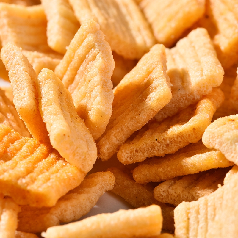 香脆小米锅巴薯片零食小吃网红膨化食品虎牙脆尖角脆整箱