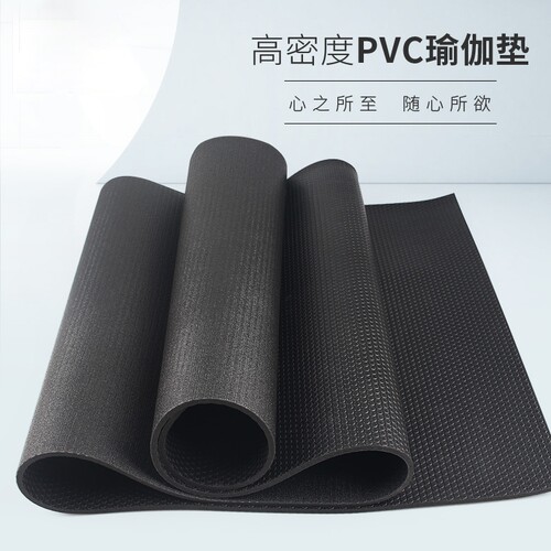 高密度PVC瑜伽垫加厚6MM防滑健身垫家用隔音减震多规格
