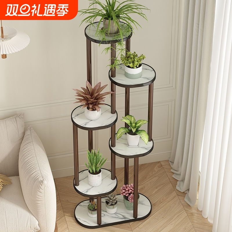 客厅花架子花盆架实木