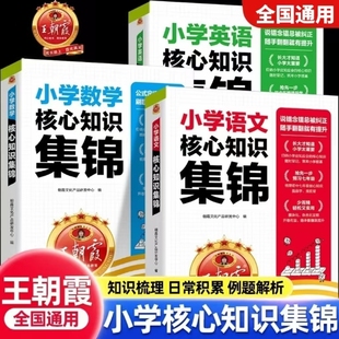 王朝霞小学核心知识集锦语文数学英语基础知识大盘点一二三四五六年级知识大全手册人教版考试总复习小升初大集结考点初中衔接
