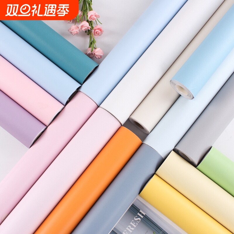 墙纸自粘卧室客厅温馨防水防潮墙面装饰贴纸背景墙壁纸宿舍墙贴