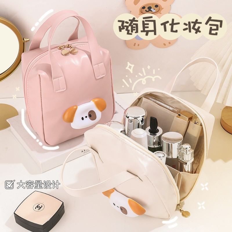 化妆包便携式2025新款大容量分区手提化妆品收纳包随身旅行洗漱包