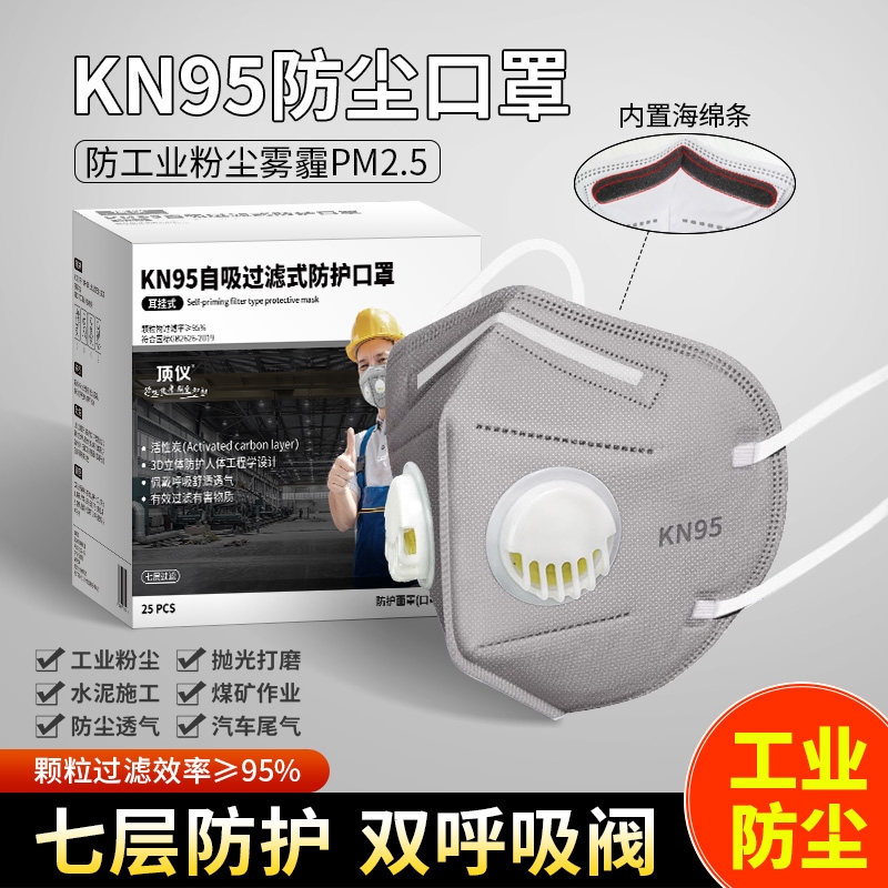 kn95防粉尘甲醛N95防尘肺口罩