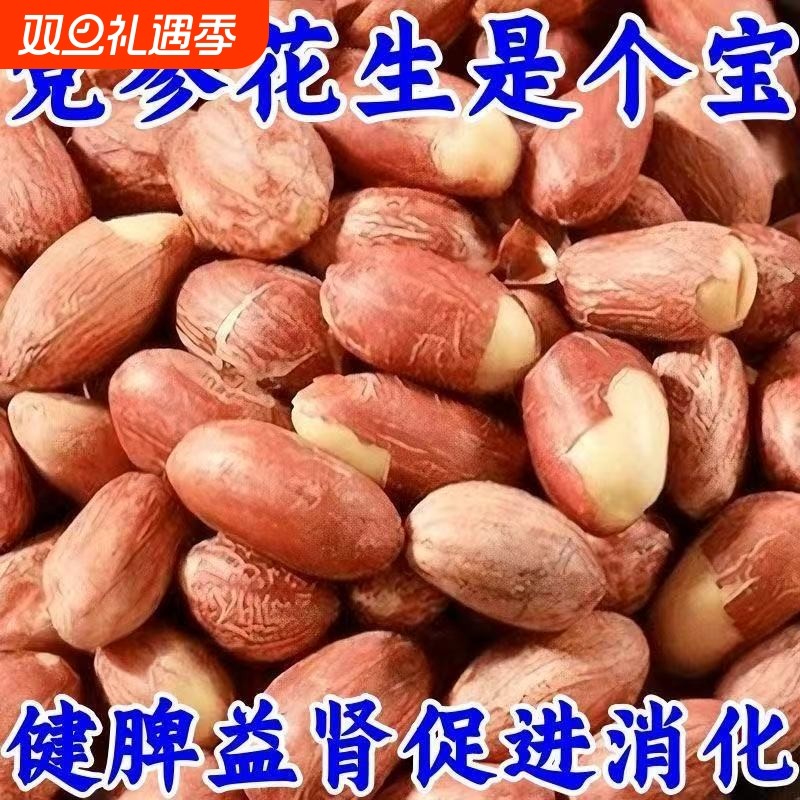 黄芪党参烤花生咸香酥脆五香烤花生米下酒菜非油炸