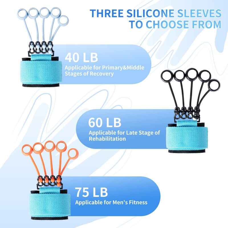 手指屈伸训练器手指瑜伽锻炼拉力器 握力器 握力球康复训练器材