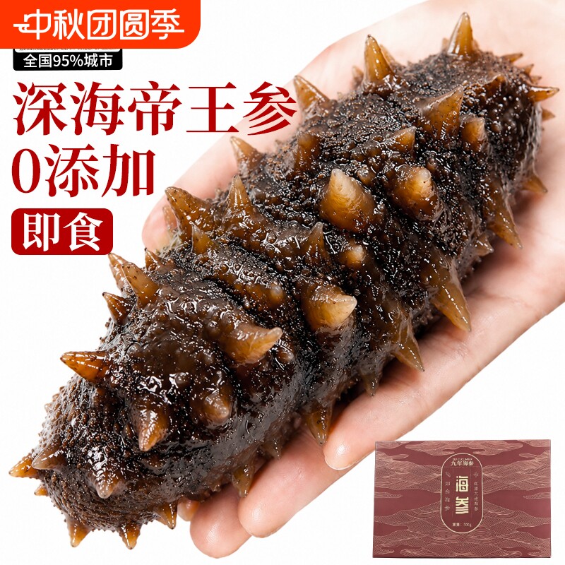 海参即食大连辽参礼盒鲜活开袋独立包装刺参非正品官方旗舰店冷冻图片
