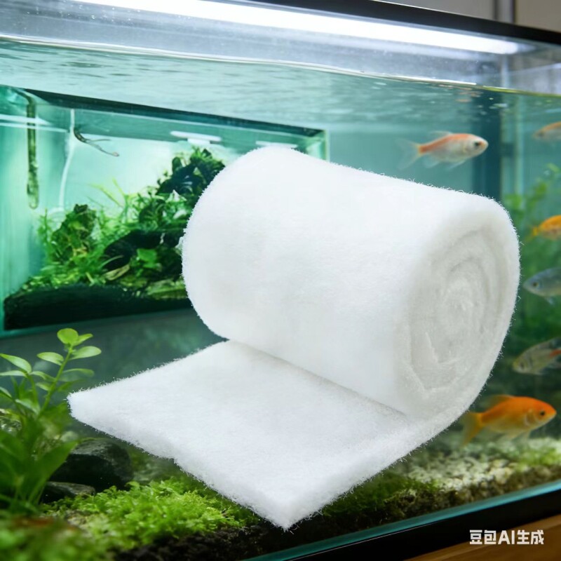 过滤棉鱼缸专用高密度白棉净水加密加厚水族箱内置生化过滤器材料