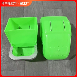 兔用食盒内置食盒料盒兔场塑料一体食槽母兔公分兔用食盒颗粒料盒