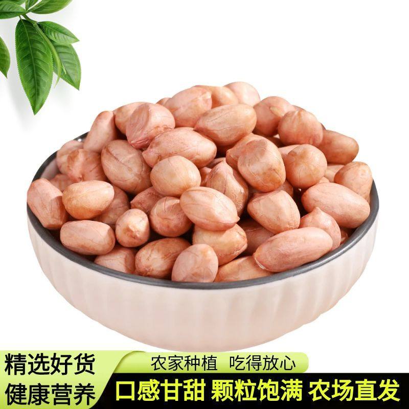 批发花生米南阳白沙生晒干 花生仁工厂直供价格优 饱满无空壳
