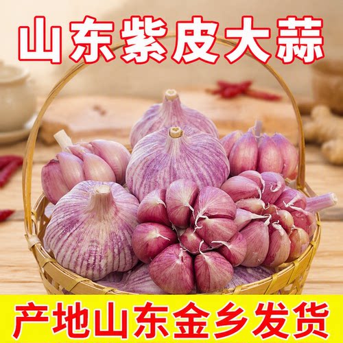 山东金乡新大蒜头新鲜干蒜