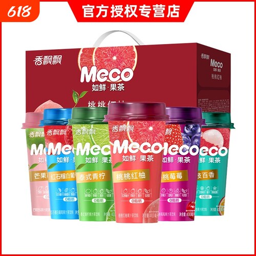 香飘飘Meco蜜谷果汁茶饮料400ml