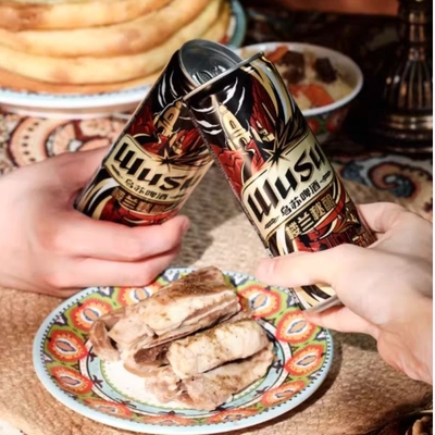 乌苏啤酒楼兰330ml*12罐装啤酒