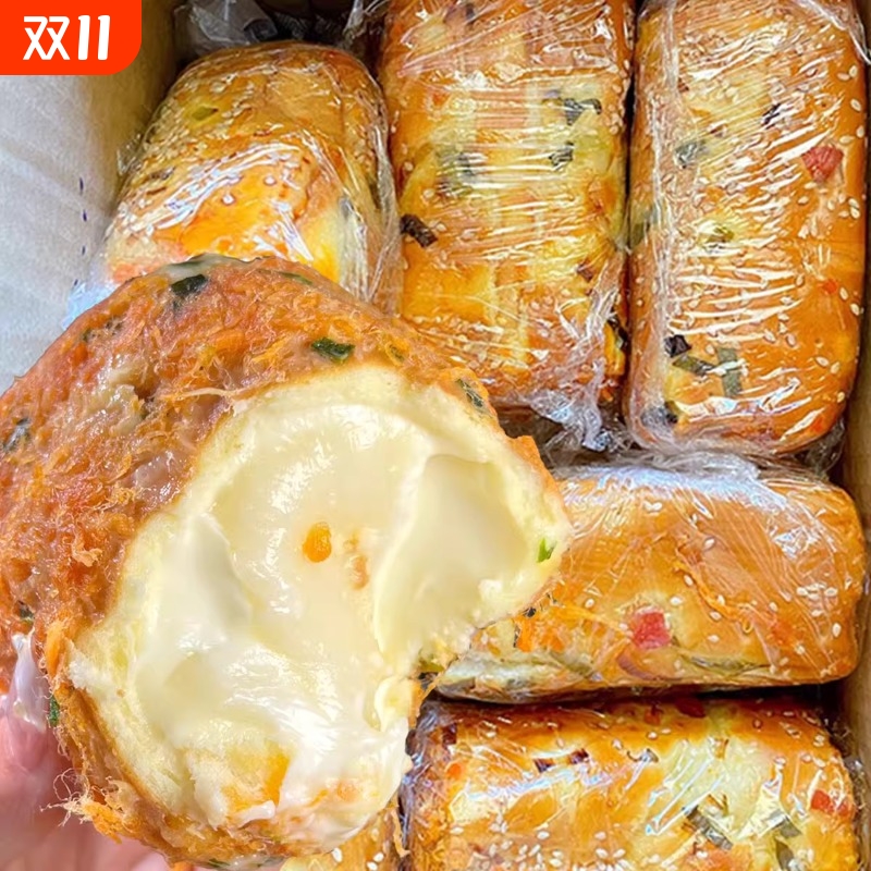 香葱肉松卷面包整箱早餐三明治代餐夹心吐司蛋糕充休闲零食小吃