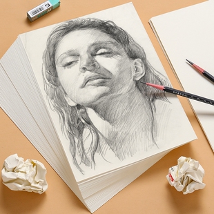 8K素描纸铅画纸4K水粉纸A3画纸美术生专用绘画手抄报纸幼儿园儿童画画纸2KA4水彩马克笔纸16K四八开160g180克