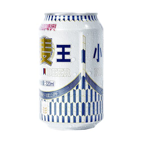 日期啤奥小麦王小麦啤酒320ml*6罐*12罐*24罐装瓶装酒业低浓度