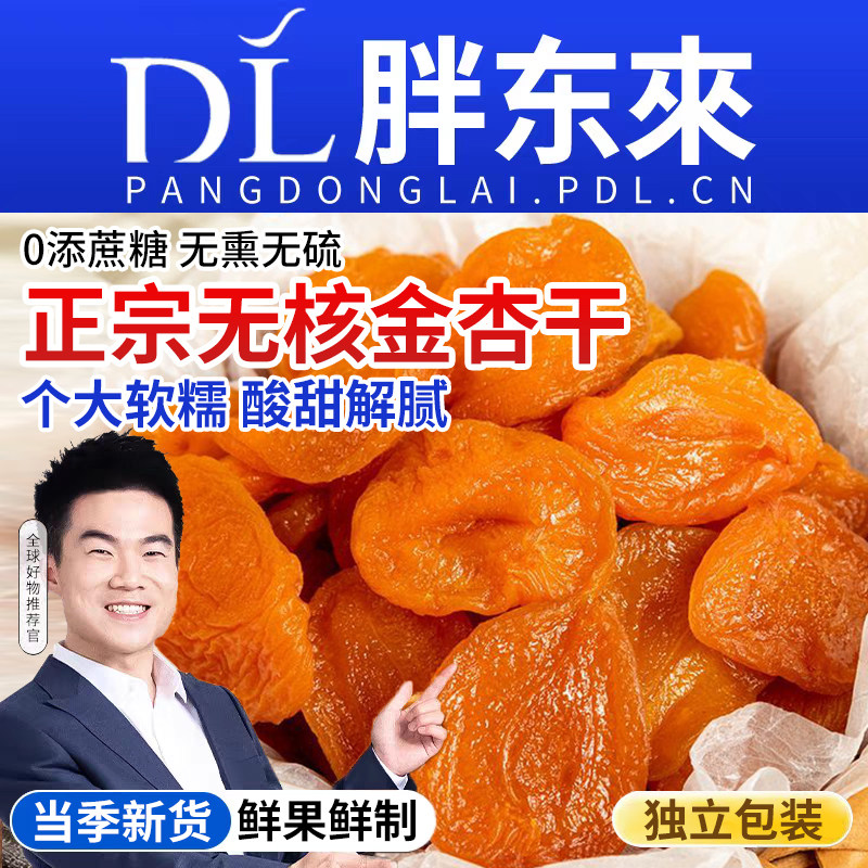 新疆杏干无核无添加天然肉杏脯果干2026杏子孕妇零食金杏新鲜干杏