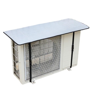 空调外机防尘罩开机不取防水隔热防雨棚外机空调套盖顶静音