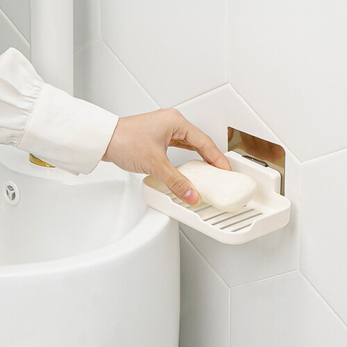 T肥皂盒/壁挂A1pl200-免打孔卫生间挂式置物架香皂盒沥水肥皂盒