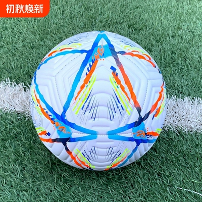 机缝足球football世界杯欧洲杯美洲杯英超比赛训练5号PVC足球批发
