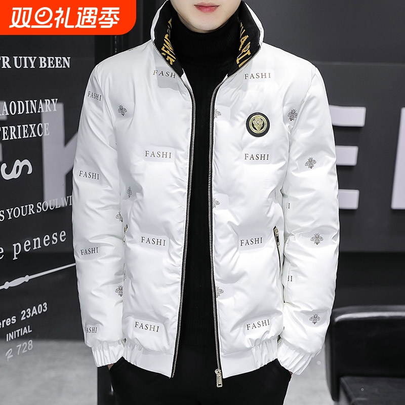 户外亮面棉衣男士冬季2025新款男装羽绒棉服冬装潮牌加厚保暖棉袄